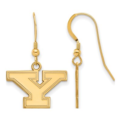 Youngstown State University Gold-Plated Sterling Silver Letter Y Earrings