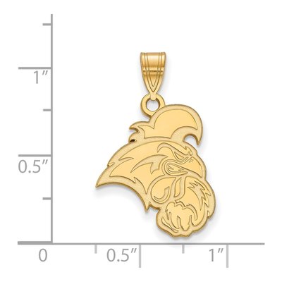 Coastal Carolina University Gold-Plated Sterling Silver Large Chanticleers Pendant – view 2