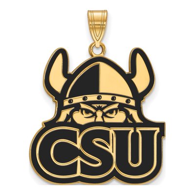 Cleveland State University Gold-Plated Sterling Silver Extra Large Pendant