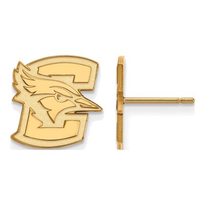 Creighton University Gold-Plated Sterling Silver Bluejay Stud Earrings