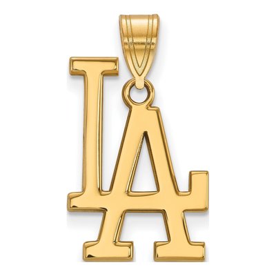Los Angeles Dodgers Gold-Plated Sterling Silver Large Pendant