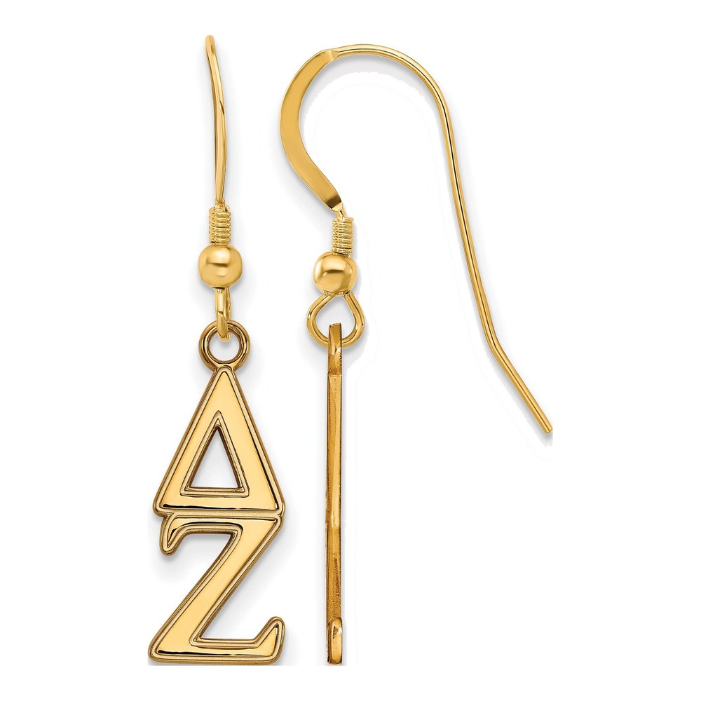Delta Zeta Sorority Letter Earrings