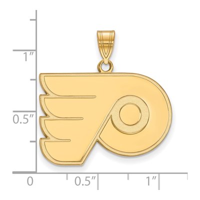 Philadelphia Flyers Gold-Plated Sterling Silver Large Pendant – view 2
