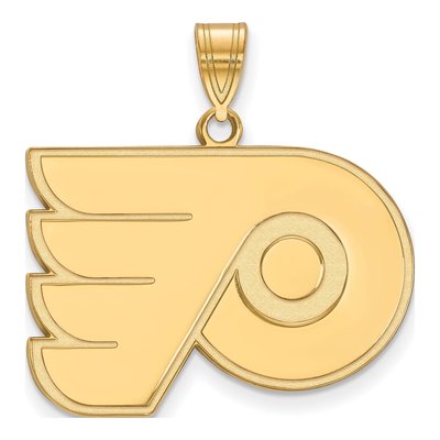 Philadelphia Flyers Gold-Plated Sterling Silver Large Pendant