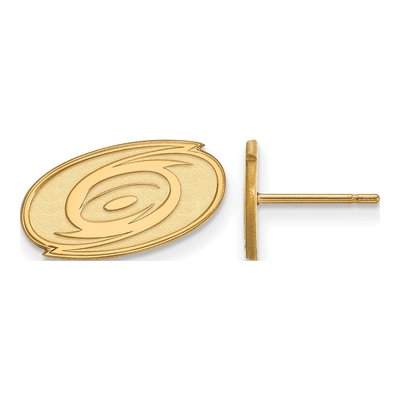 Carolina Hurricanes Gold-Plated Sterling Silver Earrings
