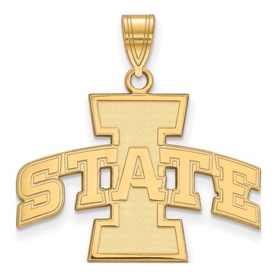 Iowa State University Gold-Plated Sterling Silver Large Pendant