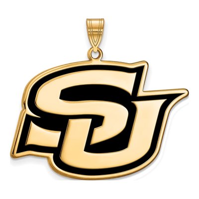 Southern University Gold-Plated Sterling Silver Jaguars Extra Large Pendant