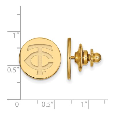 Minnesota Twins LogoArt Gold-Plated Pin – view 2