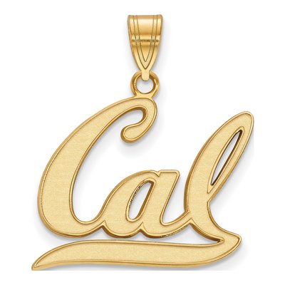 University of California Berkeley Gold-Plated Sterling Silver UC Large Pendant