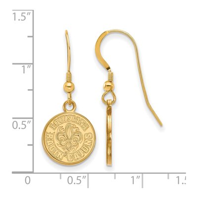 University of Louisiana at Lafayette Gold-Plated Sterling Silver Of Earrings – view 2