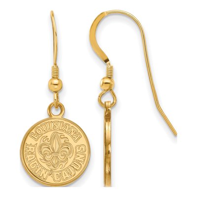 University of Louisiana at Lafayette Gold-Plated Sterling Silver Of Earrings