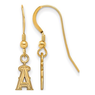Los Angeles Angels Gold-Plated Sterling Silver LA Dangle Earrings