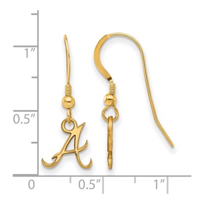 Atlanta Braves Gold-Plated Sterling Silver Dangle Earrings – view 2