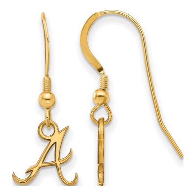 Atlanta Braves Gold-Plated Sterling Silver Dangle Earrings