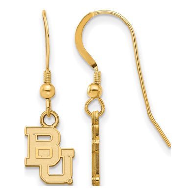 Baylor University Gold-Plated Sterling Silver Bears Earrings