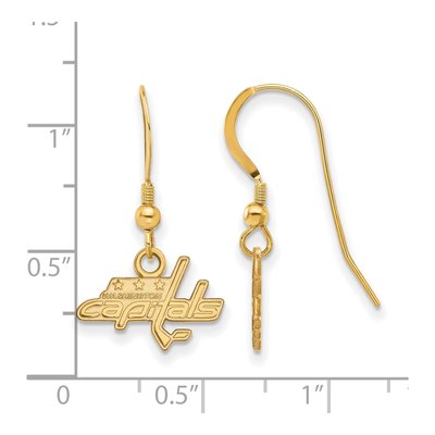 Washington Capitals Gold-Plated Sterling Silver Earrings – view 2