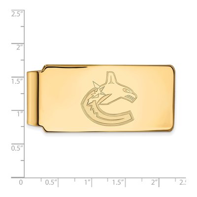 Vancouver Canucks Gold-Plated Silver Money Clip – view 2