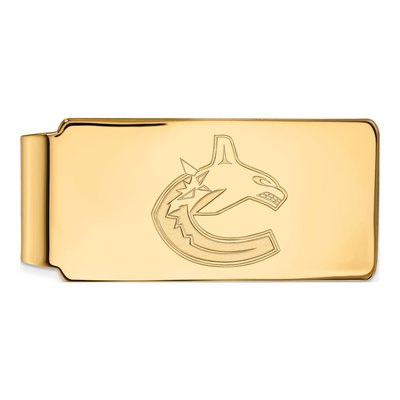Vancouver Canucks Gold-Plated Silver Money Clip