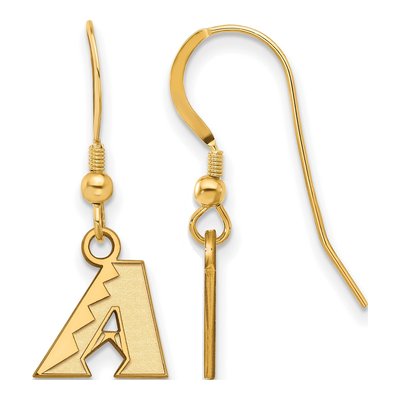 Arizona Diamondbacks Gold-Plated Sterling Silver Dangle Earrings
