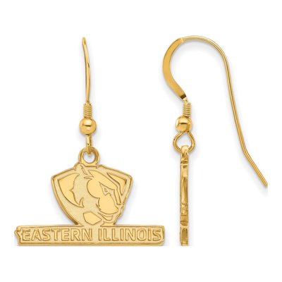 Eastern Illinois University Gold-Plated Sterling Silver Earrings