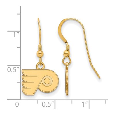 Philadelphia Flyers Gold-Plated Sterling Silver Earrings – view 2