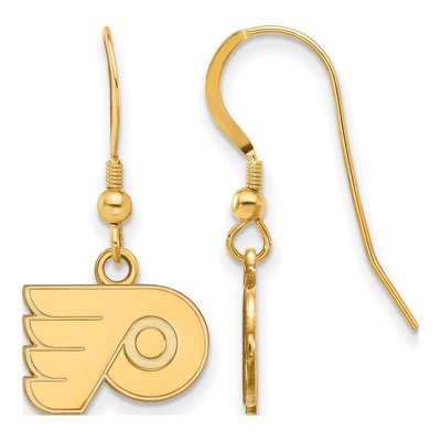 Philadelphia Flyers Gold-Plated Sterling Silver Earrings