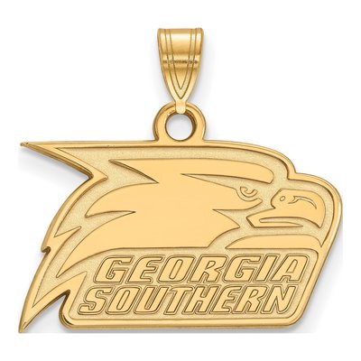 Georgia Southern University Gold-Plated Sterling Silver Eagle Small Pendant