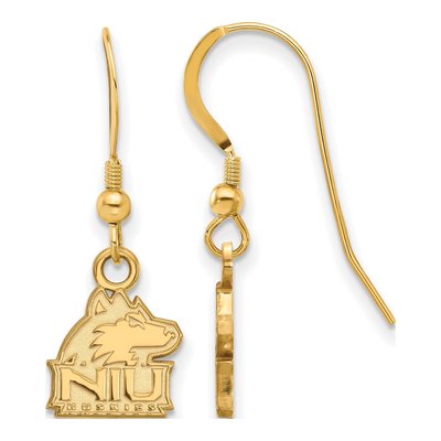 Northern Illinois University Gold-Plated Sterling Silver NIU Huskies Earrings