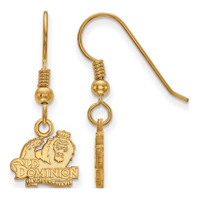 Old Dominion University Gold-Plated Sterling Silver Earrings