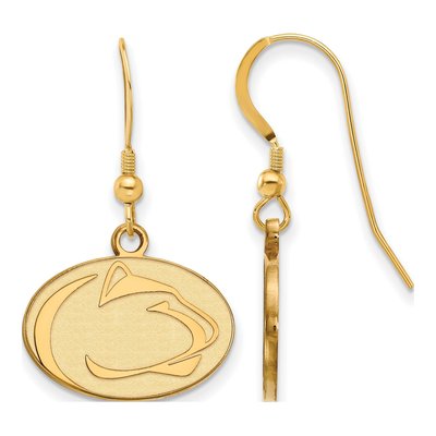 Pennsylvania State University Gold-Plated Sterling Silver Penn Lion Earrings