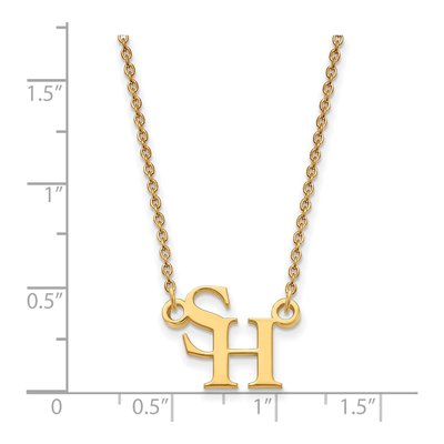 Sam Houston State University Gold-Plated Sterling Silver Small Sam Pendant Necklace – view 2