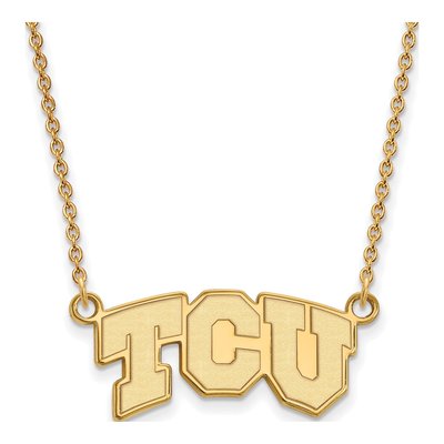 TCU Horned Frogs Pendant Necklace