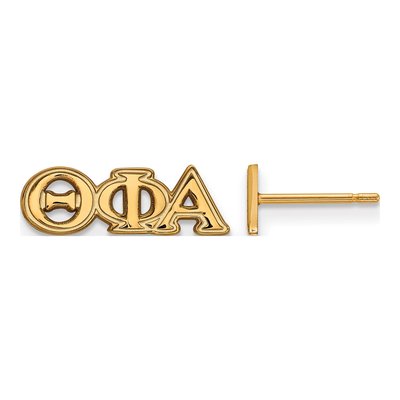 Theta Phi Alpha Gold-Plated Sterling Earrings