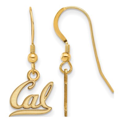 University of California Berkeley Gold-Plated Sterling Silver UC Extra Small Earrings