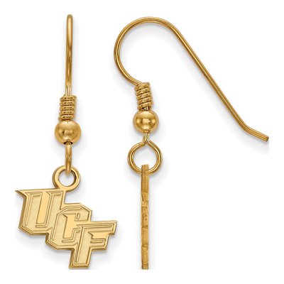 University of Central Florida Gold-Plated Sterling Silver UCF Knights Earrings