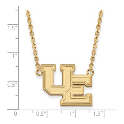 University of Evansville Gold-Plated Sterling Silver Large Of Aces Pendant Necklace – view 2