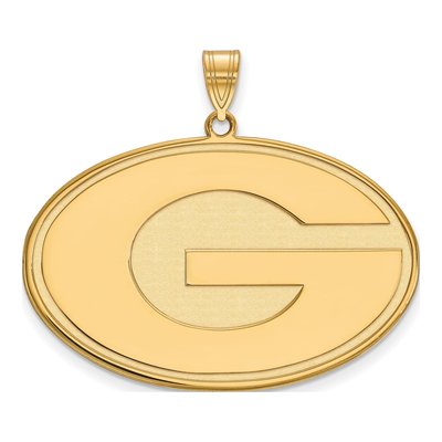 University of Georgia Gold-Plated Sterling Silver Extra Large Letter G Pendant