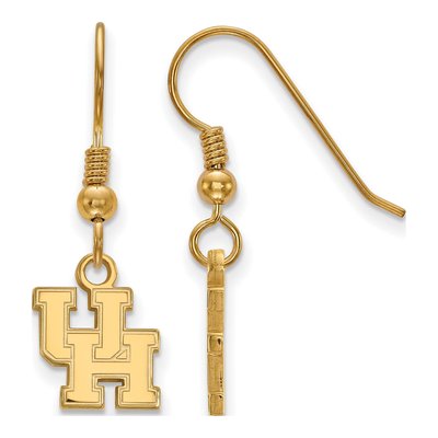 University of Houston Gold-Plated Sterling Silver Of U-H Earrings