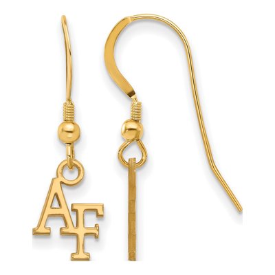 United States Air Force Academy Gold-Plated Sterling Silver Air Dangle Earrings