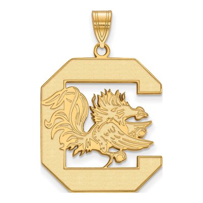 University of South Carolina Gold-Plated Sterling Silver Extra Large Pendant