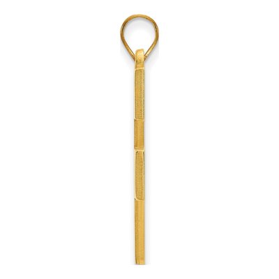 West Virginia University Gold-Plated Sterling Silver Extra Large Pendant – view 2