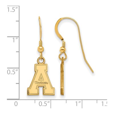 Appalachian State University Gold-Plated Sterling Silver Earrings – view 2