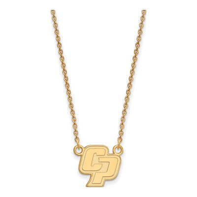 California Polytechnic State University Gold-Plated Sterling Silver Cal Poly SLO Pendant