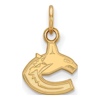Vancouver Canucks Gold-Plated Sterling Silver Extra Small Pendant