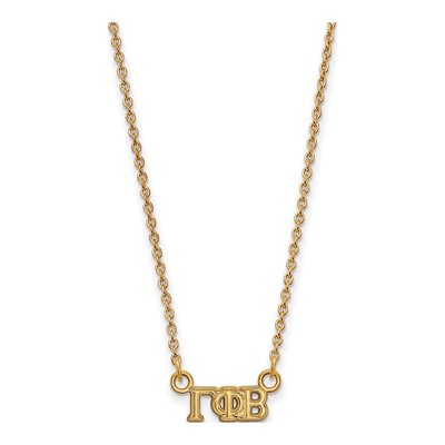 Gamma Phi Beta Gold-Plated Pendant Necklace, 18"