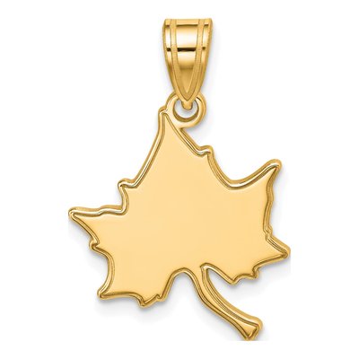 Indiana State University Gold-Plated Sterling Silver I-S Large Pendant