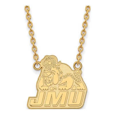 James Madison University Gold-Plated Sterling Silver Large Pendant Necklace