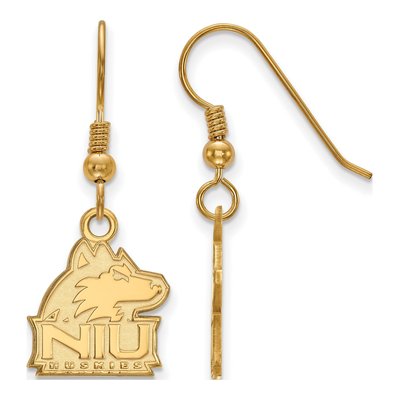 Northern Illinois University Gold-Plated Sterling Silver NIU Huskies Earrings