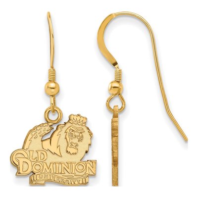 Old Dominion University Gold-Plated Sterling Silver Earrings