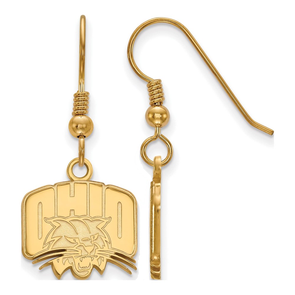 Ohio University Gold-Plated Sterling Silver Earrings